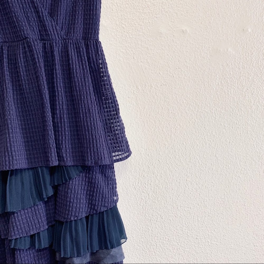 Anthropologie Ric Rac Tiered Dress - Gem